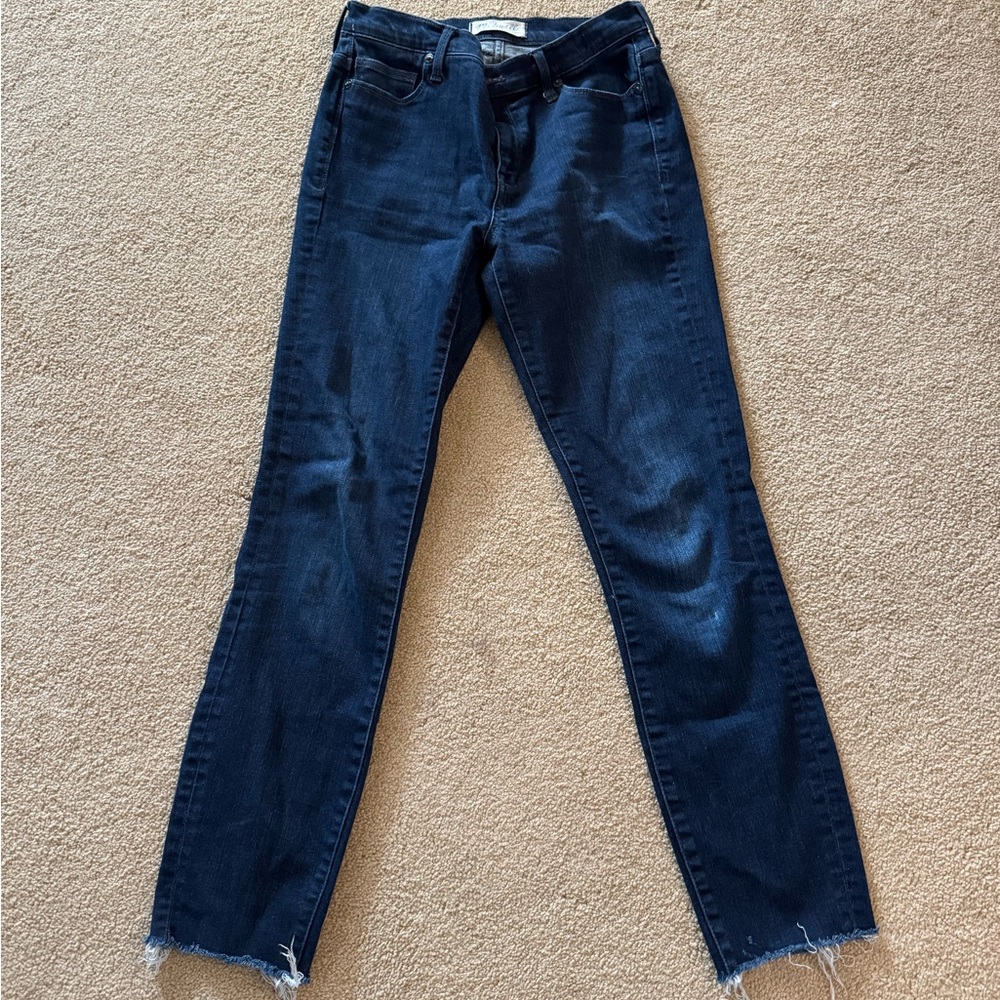Madewell High Rise Dark Blue Jeans